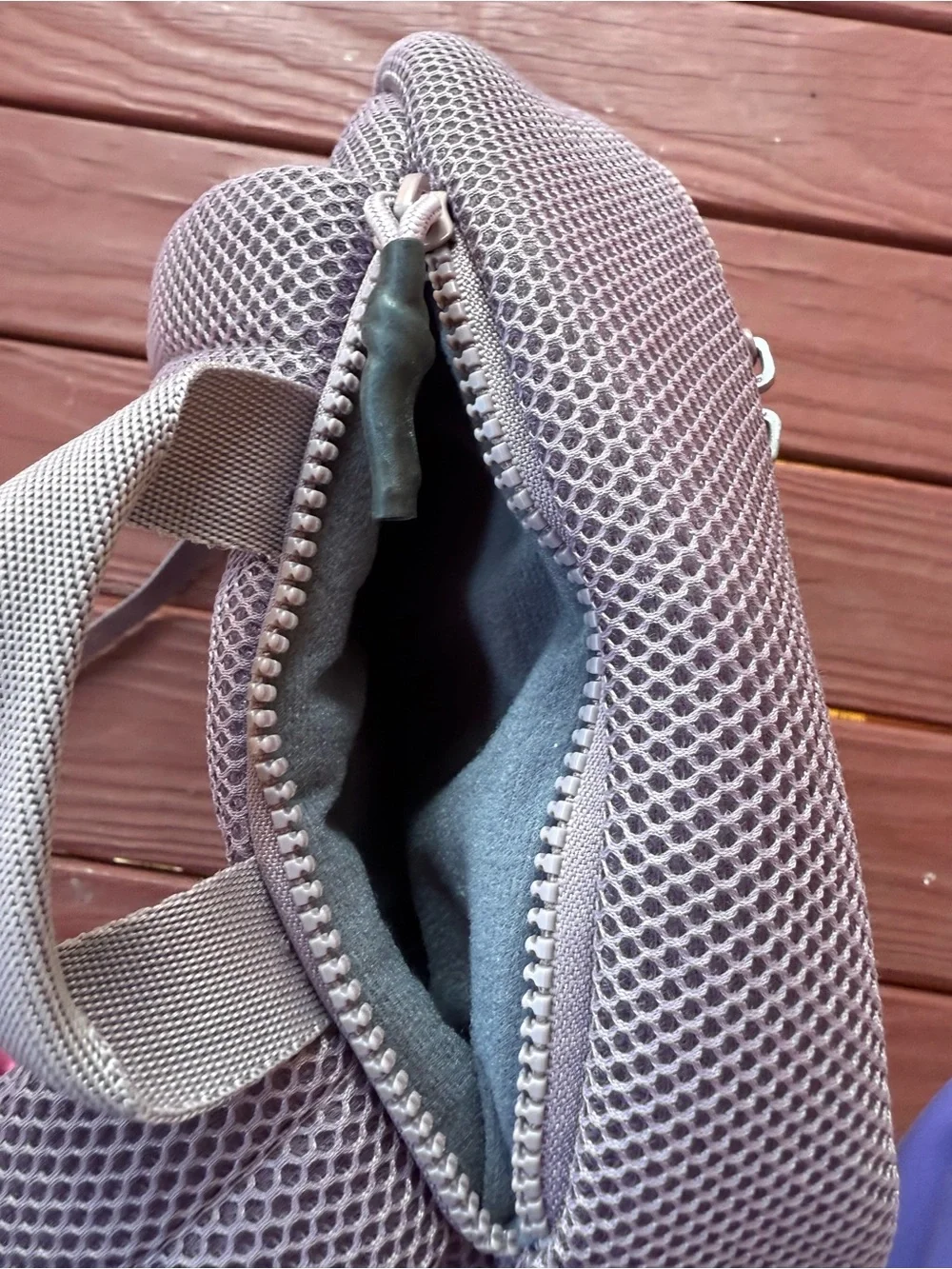 adidas Purple Mesh Compact Backpack - Picture 4 of 8